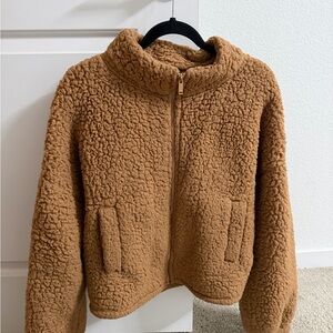 Express Tan Sherpa Jacket